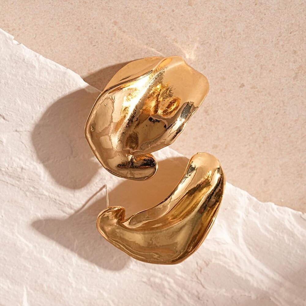 Chunky Statement Earrings Women Geometric Drop Dangle Vintage Fashion Jewelry - Picture 6 of 8